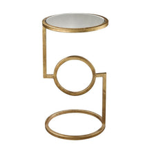 Dimond Home Mirrored Top Hurricane Side Table
