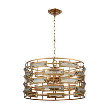 Dimond Lighting Gold Metro Crystal Pendant