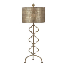Dimond Lighting Metal Table Lamp in Gold Leaf