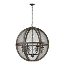 Dimond Home Renaissance Invention Wood And Wire Chandelier