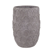 Dimond Home Aged Powdered Lotus Petal-Carved Pot