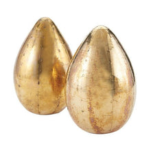 Dimond Home Metallic Eggs - Set Of 2