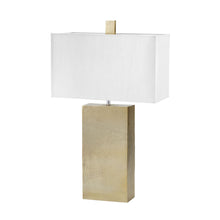 Dimond Lighting Cement Tower Table Lamp in Gold