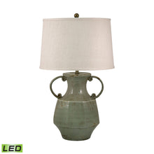 Dimond Lighting Antiqued Porcelain Table Lamp In Celadon Crackle