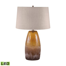 Dimond Lighting Amber Crackle Arctic Glass Table Lamp