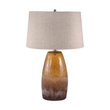 Dimond Lighting Amber Crackle Arctic Glass Table Lamp