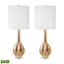 Dimond Lighting Glam Fluted Gourd Ceramic Table Lamps - Set Of 2