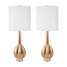 Dimond Lighting Glam Fluted Gourd Ceramic Table Lamps - Set Of 2
