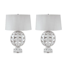 Dimond Lighting Open Work Ceramic Globe Table Lamps - Set Of 2
