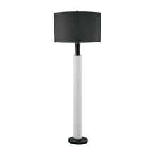 Dimond Lighting Modern Wood And White Bisque Ceramic Floor Lamp