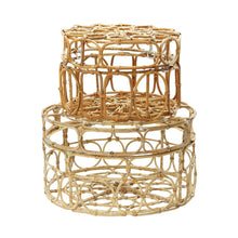 Dimond Home Washed Oval Ring  Boxes - Set Of 2