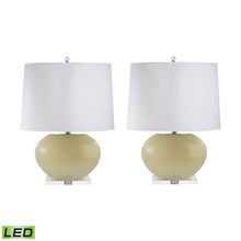 Dimond Lighting Blown Glass Oval Table Lamps - Set Of 2