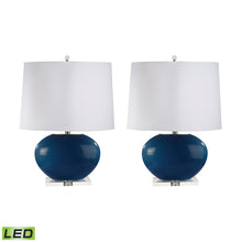 Dimond Lighting Blown Glass Oval Table Lamps - Set Of 2