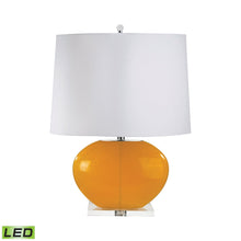 Dimond Lighting Blown Glass Oval Table Lamp In Orange - Set Of 2
