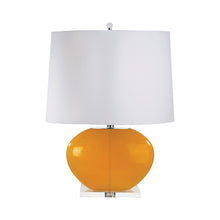 Dimond Lighting Blown Glass Oval Table Lamp In Orange - Set Of 2