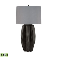 Dimond Lighting Bisque Ceramic Table Lamp In Dark Taupe