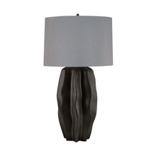 Dimond Lighting Bisque Ceramic Table Lamp In Dark Taupe