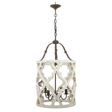 A&B Home Jolette 4-Light Chandelier Wood