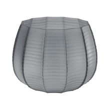 Dimond Home Stacked Cuts Glass Low Vase
