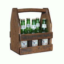 2-Day Designs 6 Bottle Beer Caddy Personalized __007