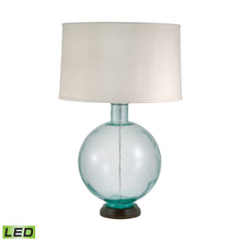 Dimond Lighting Aquamarine Recycled Glass Orb Table Lamp