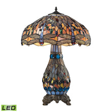 Dimond Lighting Dragonfly 3 Light Table Lamp In Dark Bronze