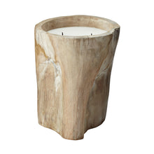 Dimond Home White Pepper Log Candle