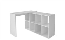 Accentuations by Manhattan Comfort Taranto Cubby Desk with 8 Shelves