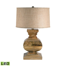 Dimond Lighting Curved Block Solid Wood Table Lamp