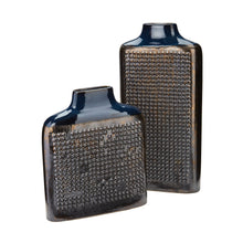 Dimond Home Dotted Relief Rectangular Vases In Lawn - Set Of 2