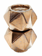 Dimond Home Antique Gold Small Ceramic Star Candle Holder- Set Of 2