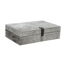 Dimond Home Grey Hairon Leather Box