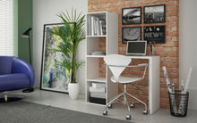 Accentuations by Manhattan Comfort Campania Cubby Desk with 4 Shelves