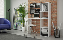Accentuations by Manhattan Comfort Campania Cubby Desk with 4 Shelves