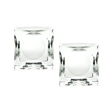 Dimond Home Dimpled Crystal Cubes - Set Of 2