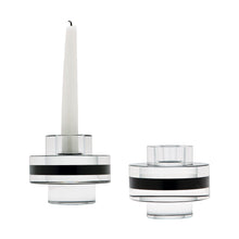 Dimond Home Tuxedo Crystal Pedestal Candleholders - S/2