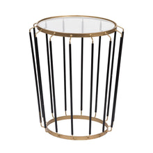 A&B Home Caged Metal Accent Table