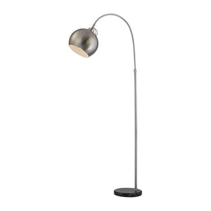 Dimond Lighting Nolita Floor Lamp In Brushed Nickel And Black - D2973