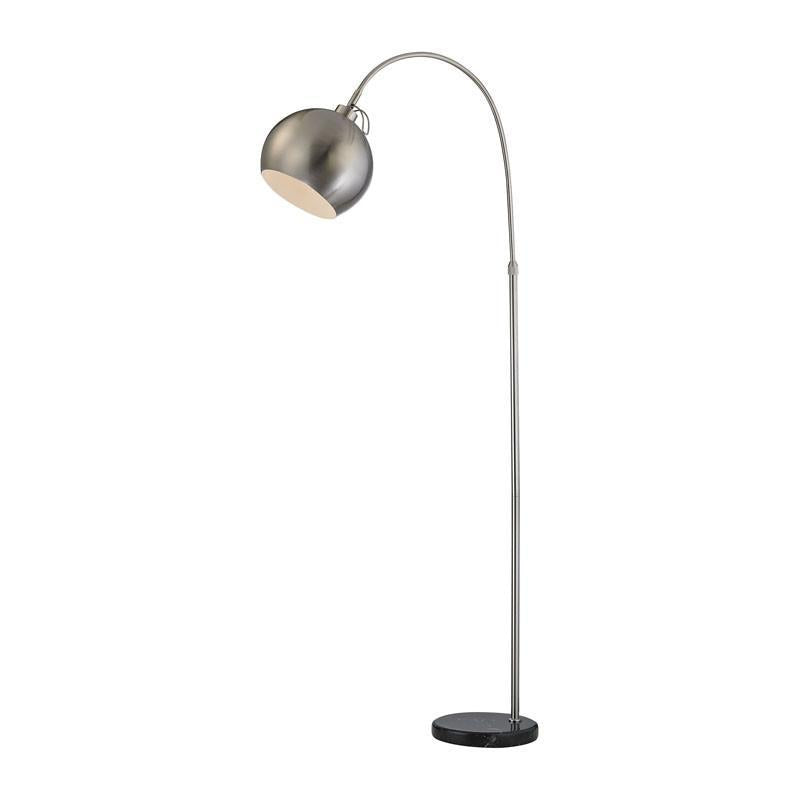 Dimond Lighting Nolita Floor Lamp In Brushed Nickel And Black - D2973