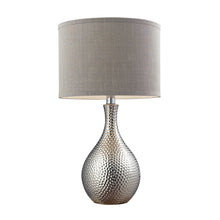 Dimond Lighting Hammered Chrome Plated Table Lamp