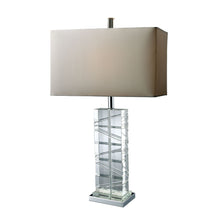 Dimond Lighting Avalon Table Lamp In Clear Crystal And Chrome