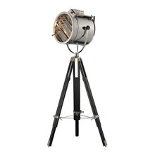 Dimond Lighting Curzon Adjustable Floor Lamp in Chrome and Black