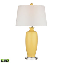 Dimond Lighting Halisham Ceramic Table Lamp in Sunshine Yellow