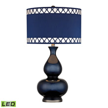 Dimond Lighting Heathfield Glass Table Lamp in Navy Blue