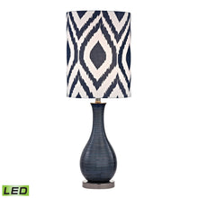 Dimond Lighting Navy Blue Textured Ceramic Accent Lamp