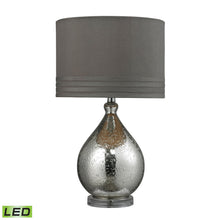 Dimond Lighting Bubble Glass Table Lamp in Mercury Plate Finish