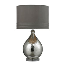 Dimond Lighting Bubble Glass Table Lamp in Mercury Plate Finish