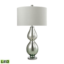 Dimond Lighting Double Gourd Table Lamp in Light Green Mercury