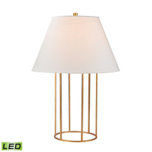 Dimond Lighting Barrel Frame Table Lamp in Gold Leaf