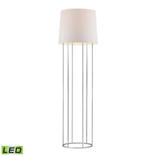 Dimond Lighting Barrel Frame Floor Lamp in Polished Chrome